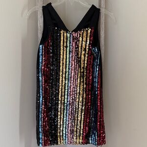NWOT Hannah Banana Multicolor Sequin Dress